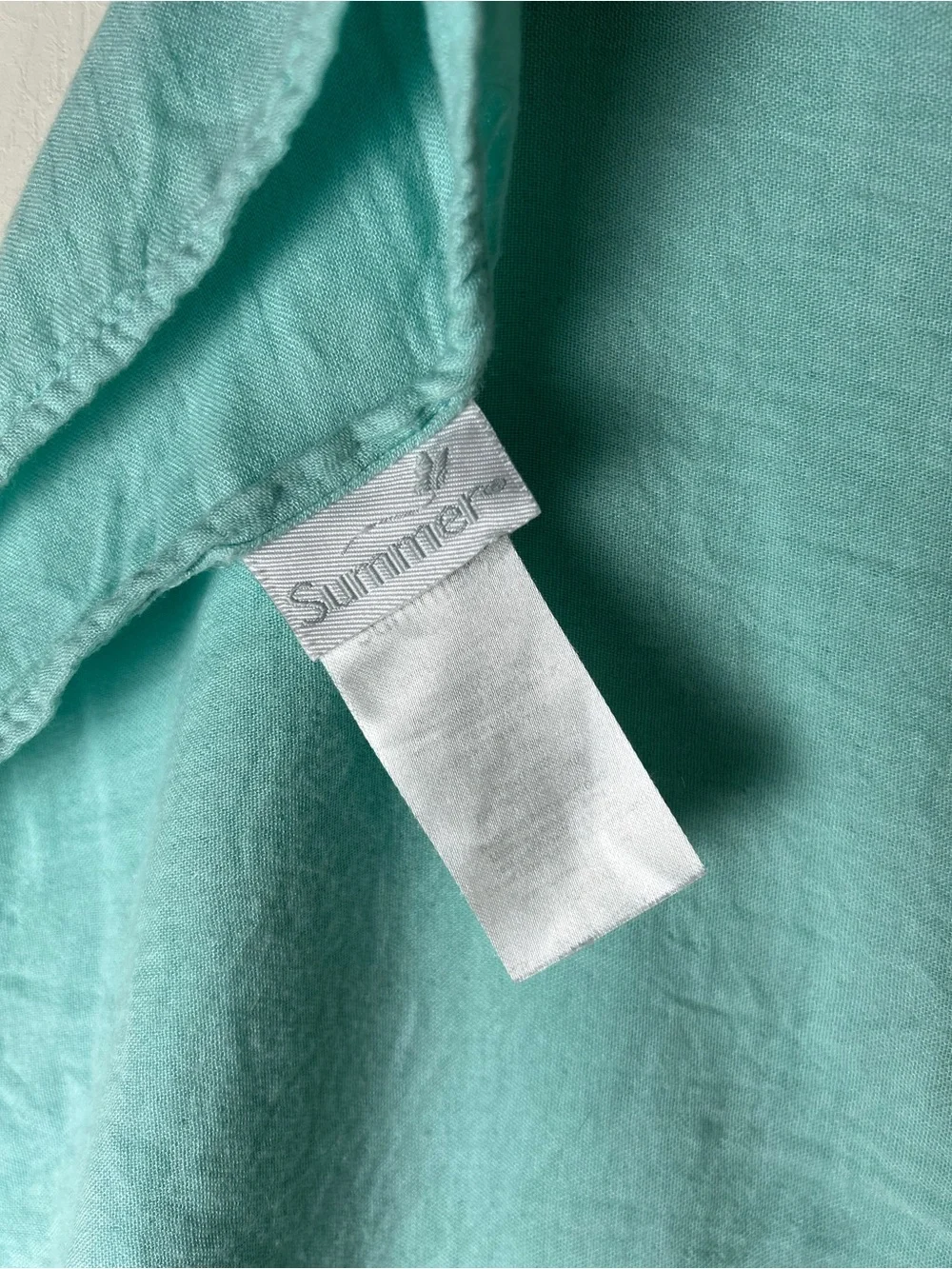 Summer Infant Solid Aqua Blue Baby Swaddle Blanket
